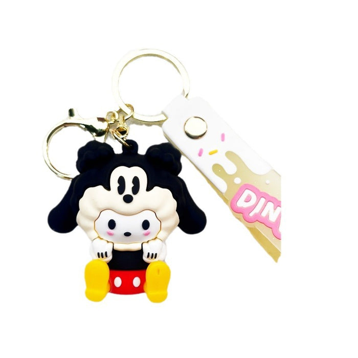 Wholesale PVC Cartoon Doll Keychain JDC-KC-WuYi193