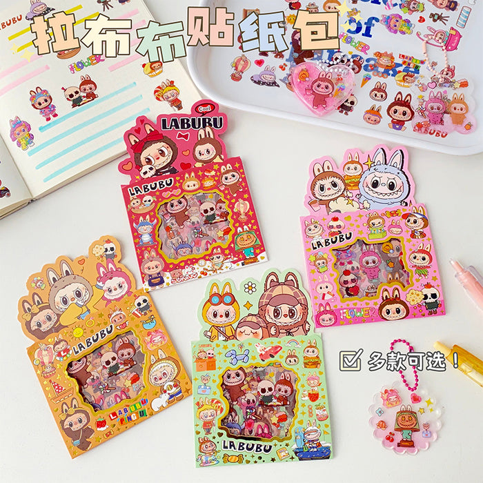 Wholesale Cute Cartoon PET Sticker Pack 5 Sheets Waterproof DIY Journal Scrapbook Decorative Accents