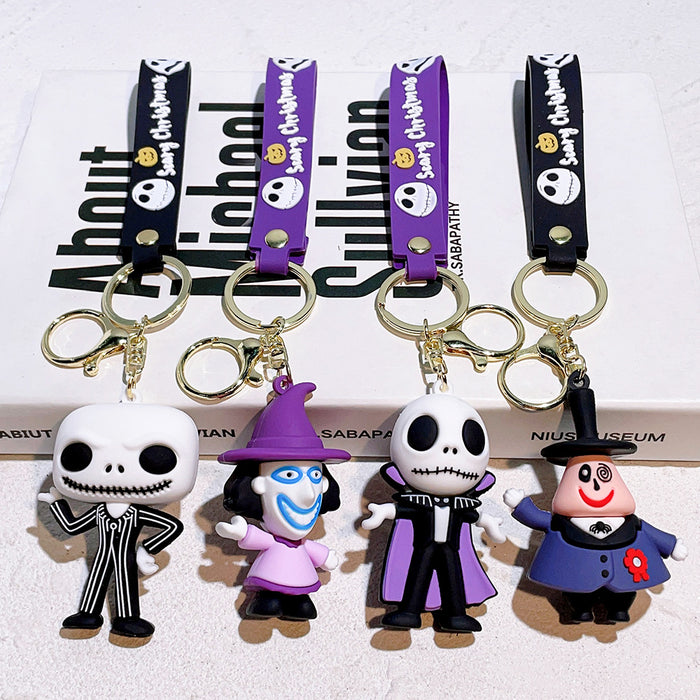 Wholesale Cartoon Silicone Doll Keychain JDC-KC-QiChao052