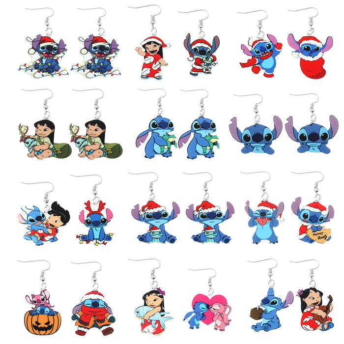 Wholesale anime star baby acrylic earrings Cartoon Doll earrings