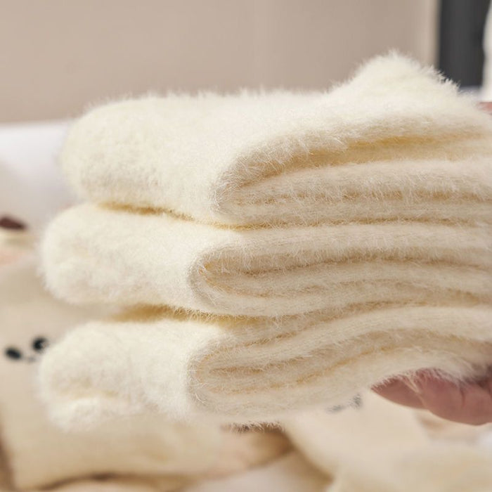 Wholesale Expression Mink Velvet Mid-Calf Socks