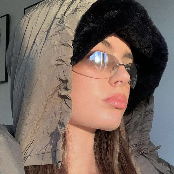 Wholesale Frameless oval sunglasses, new sunglasses with UV protection