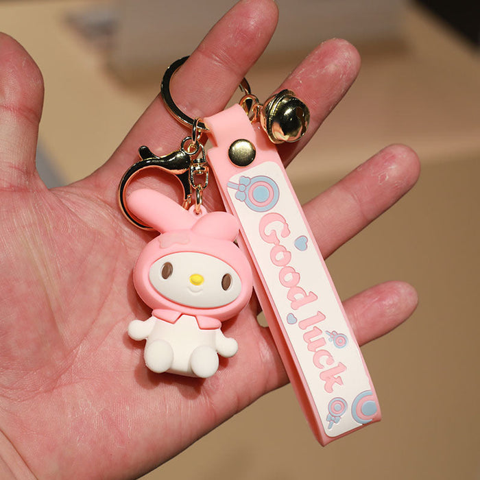 Wholesale Pink Cartoon Keychain JDC-KC-NiuTe001