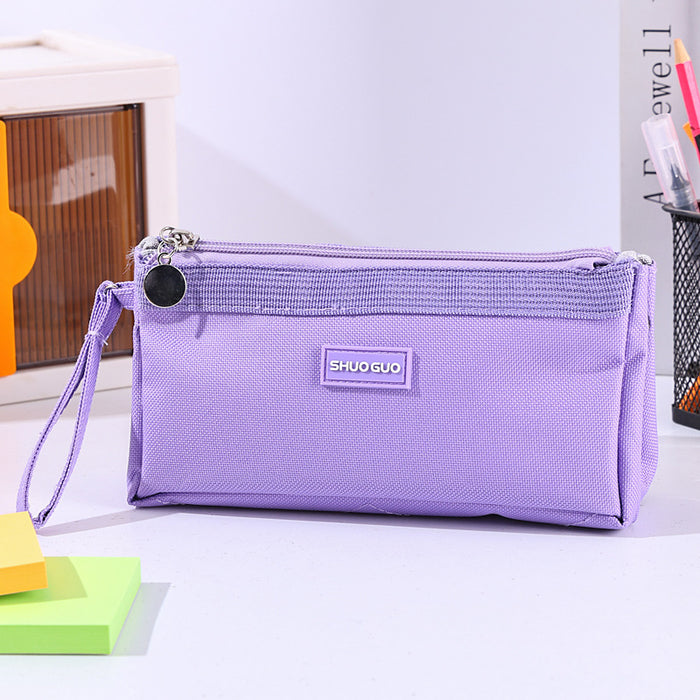 Wholesale Large capacity transparent pencil bags