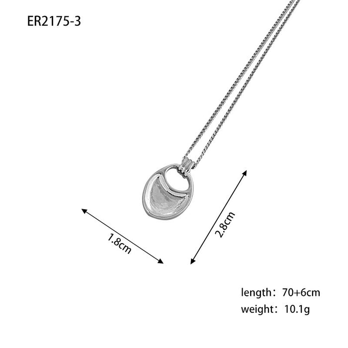 Wholesale saddle shape alloy necklace all-match accessories bow long