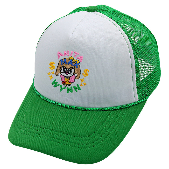 Wholesale Cotton Embroidered Trucker Hat Summer Mesh Cap Baseball Cap JDC-FH-HaiPu003