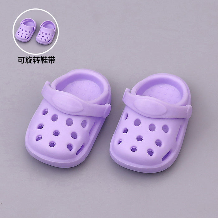 Wholesale Hole shoes 10cm 15cm cotton doll accessories toys