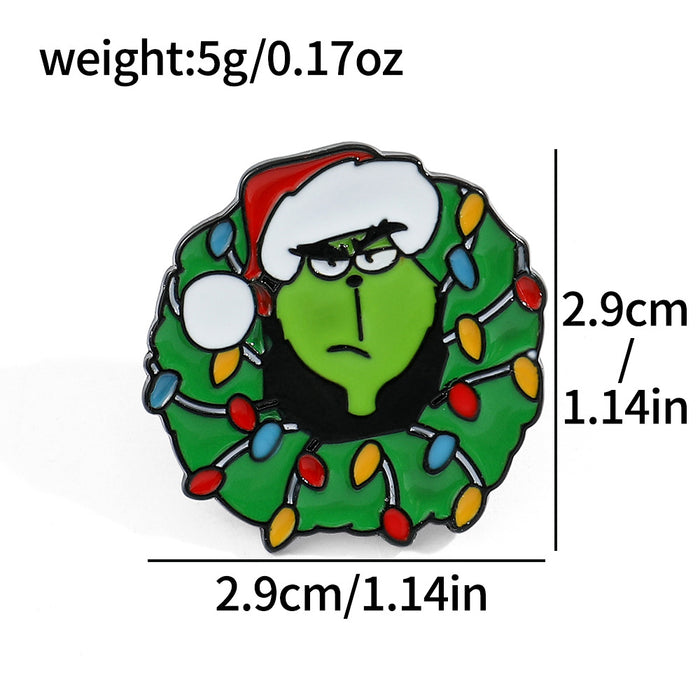 Wholesale Cartoon  Metal Badge Alloy Brooch Clothing Bag Accessories