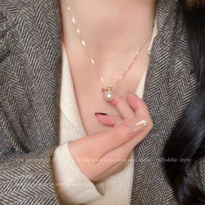 Wholesale S925 Silver  Necklace Women's  Clavicle Chain choker necklace