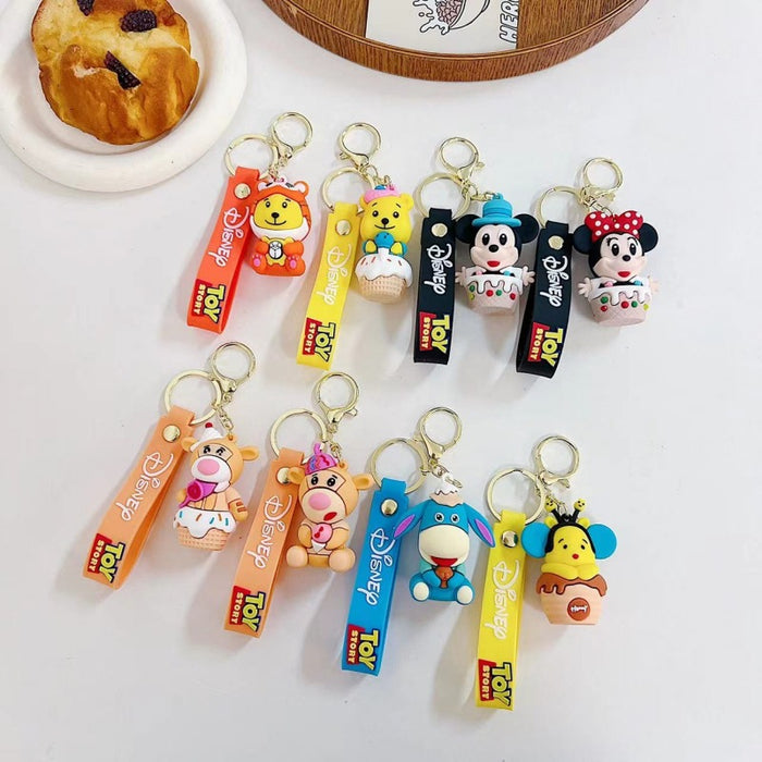 Wholesale PVC Cartoon Doll Keychain JDC-KC-WuYi203