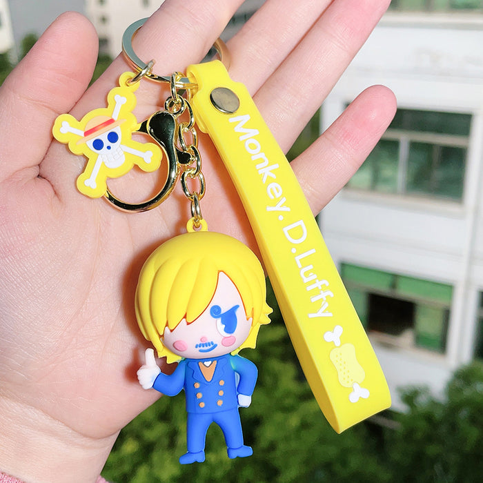 Wholesale Cartoon Doll PVC Keychain JDC-KC-Qiwei008