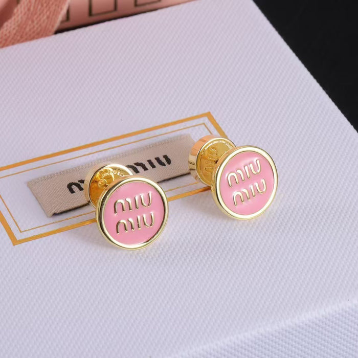 Wholesale Women's M Letter Drop Earrings