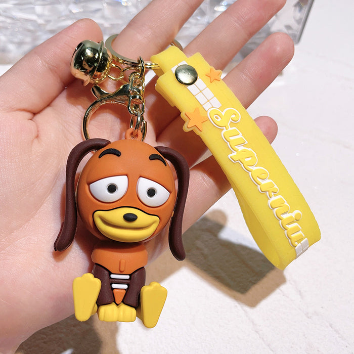 Wholesale Cartoon Silicone Doll Keychain JDC-KC-QiChao058