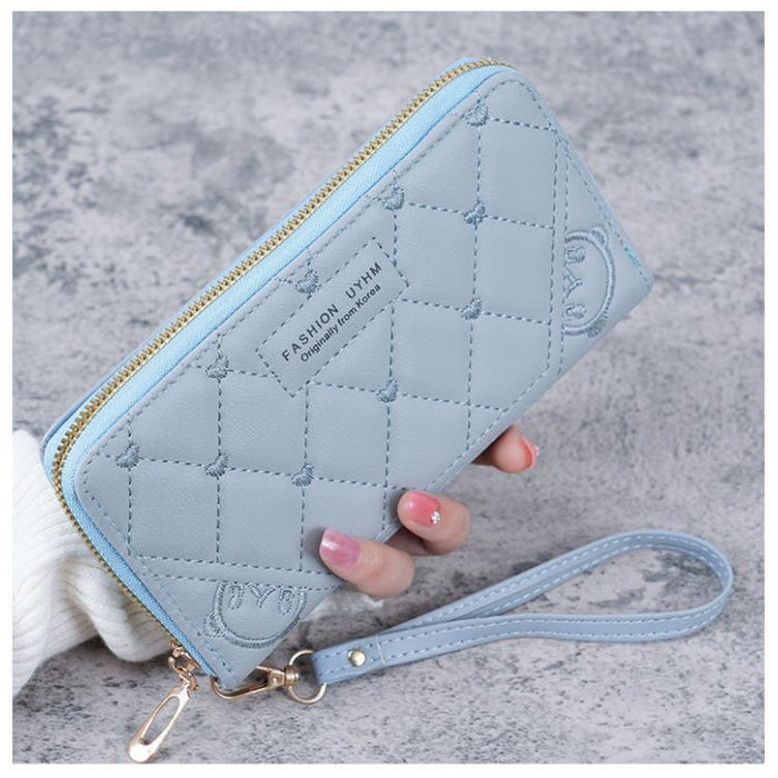 Wholesale Light Pink PU Leather Handbag Wallet with Letter Design - Chic Daily Use Boutique