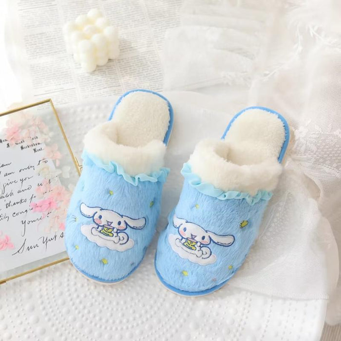 Wholesale Cartoon Cute Autumn and Winter Plush Cotton Slippers JDC-SP-MKA004