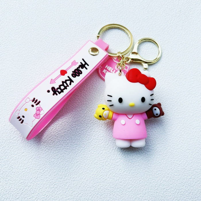 Wholesale PVC Cartoon Doll Keychain JDC-KC-WuYi132