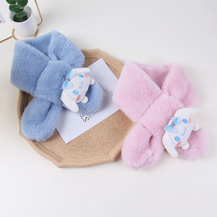 Wholesale Autumn/winter Thickened Baby Scarf Cute Cartoon Pet Design Warm Stylish For Boys Girls