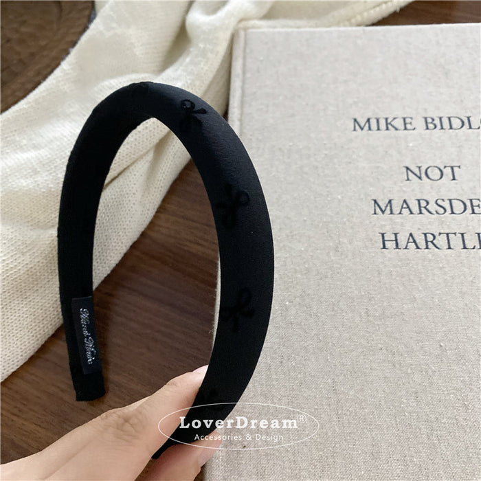 Wholesale Wave Point Love Bow Hair Hoop Fashion Headband Versatile Headwear Hair Accessories