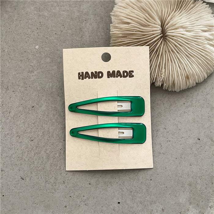 Wholesale New colored oil droplet bangs clip