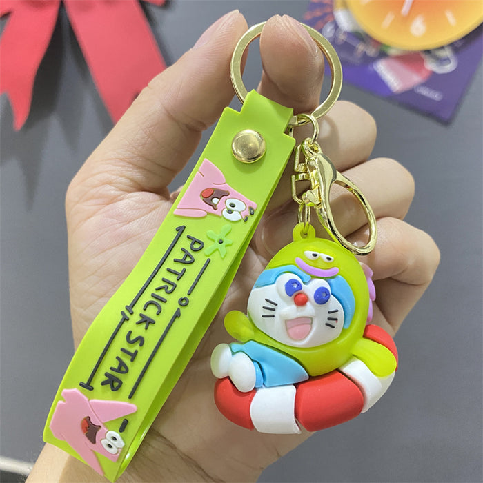 Wholesale PVC Cartoon Doll Keychain JDC-KC-WuYi053