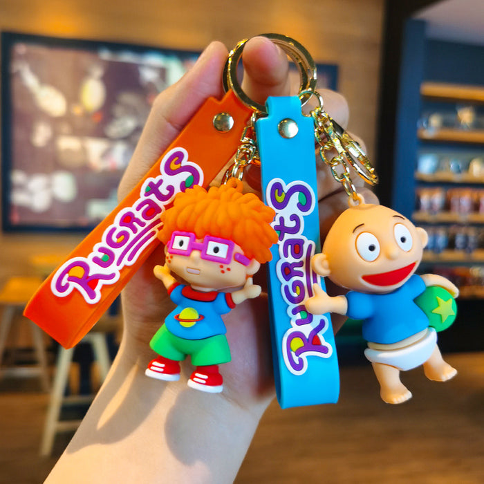 Wholesale Cartoon Doll 3D Rubber Keychain JDC-KC-Tingm072