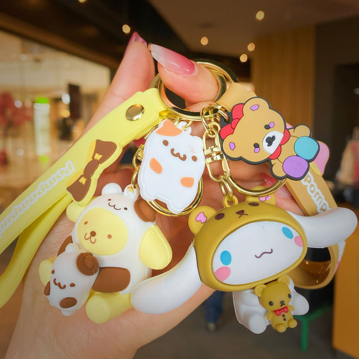 Wholesale Cartoon Doll Silicone Keychain JDC-KC-MingT059