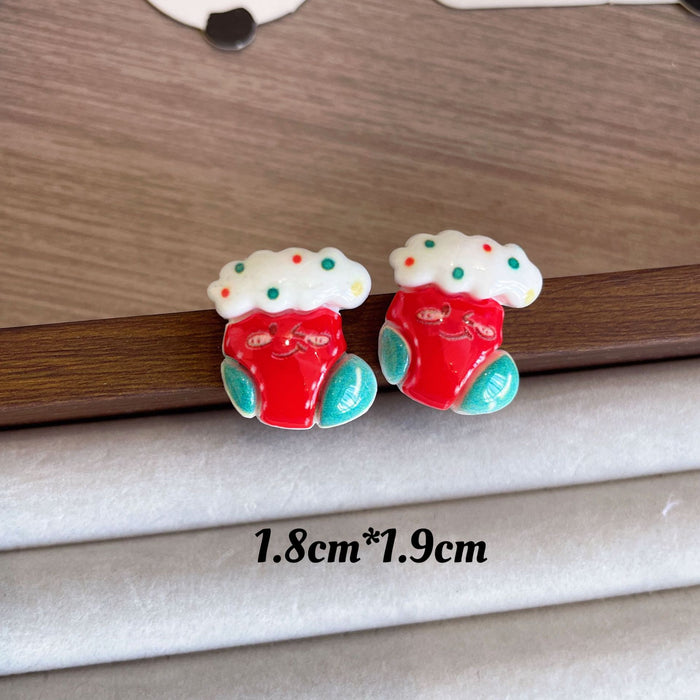 Wholesale Christmas Cartoon Cute   Earrings