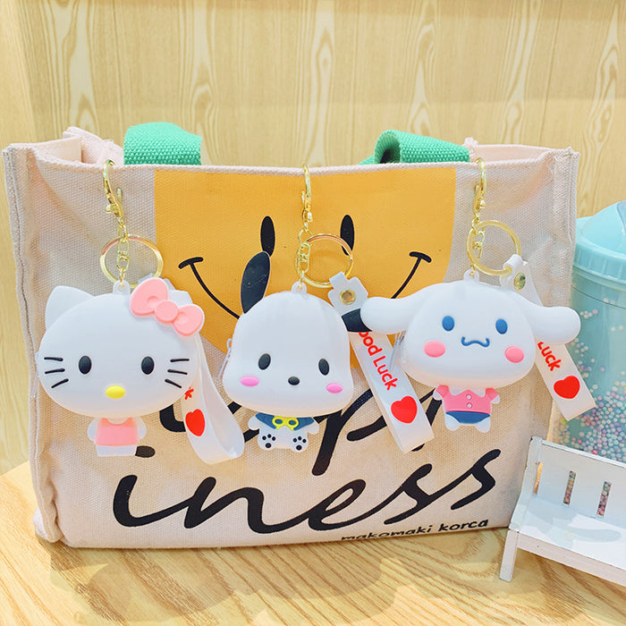 Wholesale   Cartoon Coin Purse Car Keychain Hanging Backpack Wholesale Doll Pendant Key Chain Jewelry