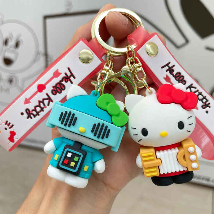 Wholesale Keychain Music Cute Doll Backpack Pendant Car Keychain Pendant