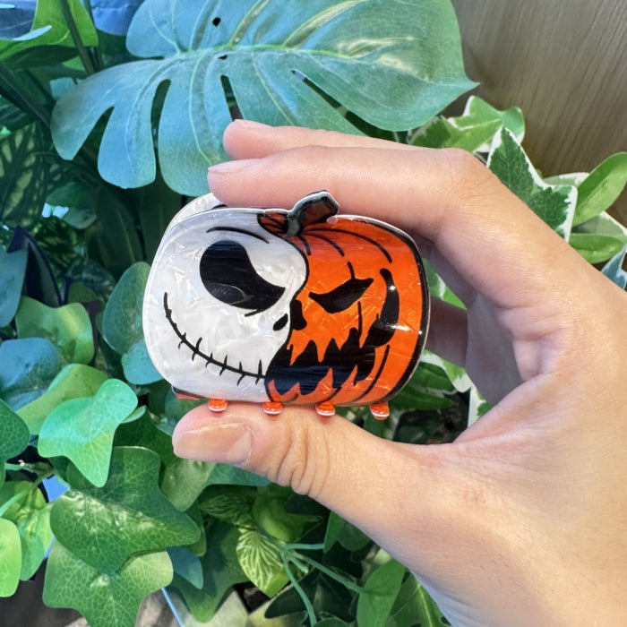 Wholesale  Pumpkin Clip Green Rotten Apple Ghost Shark Clip Punk Style Ponytail Clip Headwear