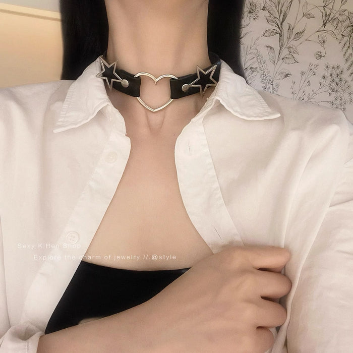 Wholesale Five-Pointed Star Collar Necklace Clavicle Chain