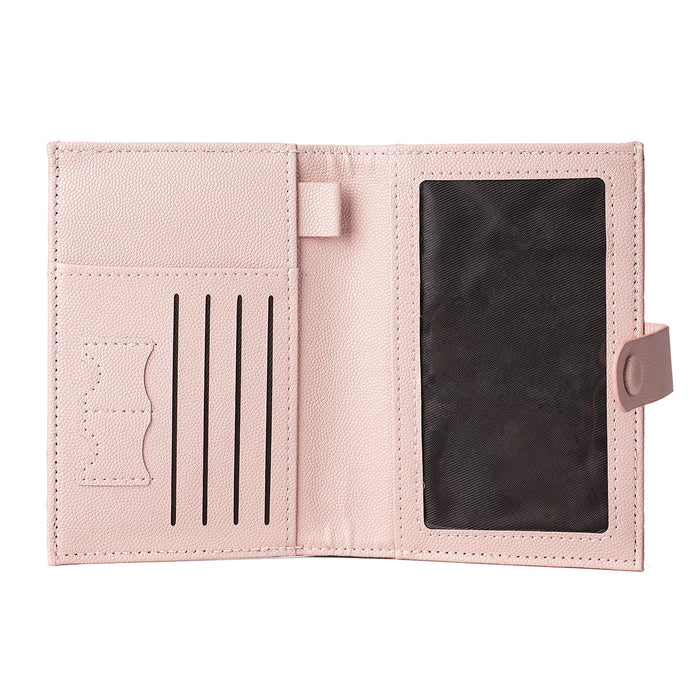 Wholesale Chic Style Black PU Passport Holder Wallet for Women Fashion Accessory Gift