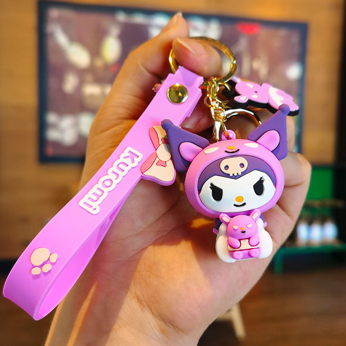 Wholesale Cartoon Doll Silicone Keychain JDC-KC-Tingm139