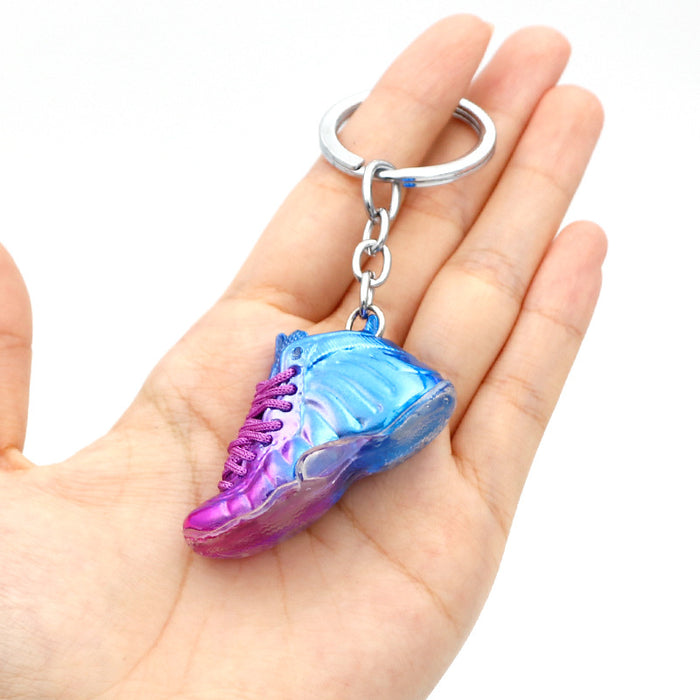 Wholesale PVC Basketball Shoe Model Keychain JDC-KC-QLPing014