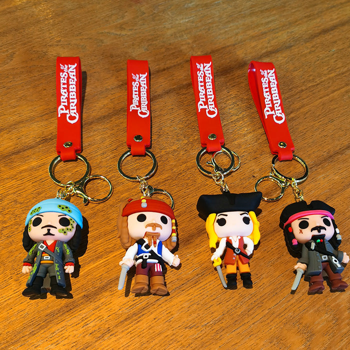 Wholesale Cartoon Doll 3D Rubber Keychain JDC-KC-Tingm055