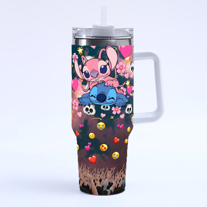 Wholesale 40oz Car Cup  Cartoon Stainless Steel  ice bullies cup Tumbler Thermos Cup