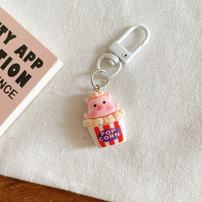 Wholesale Keychain pendant cartoon student girl hanging accessory with accessories