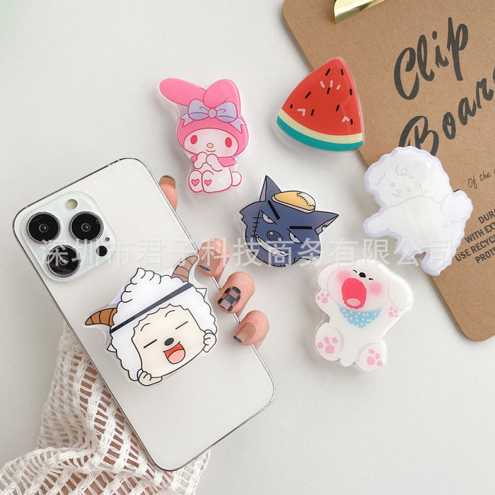 Wholesale Cartoon Plastic Phone Grip Trendy Decorative Accessory