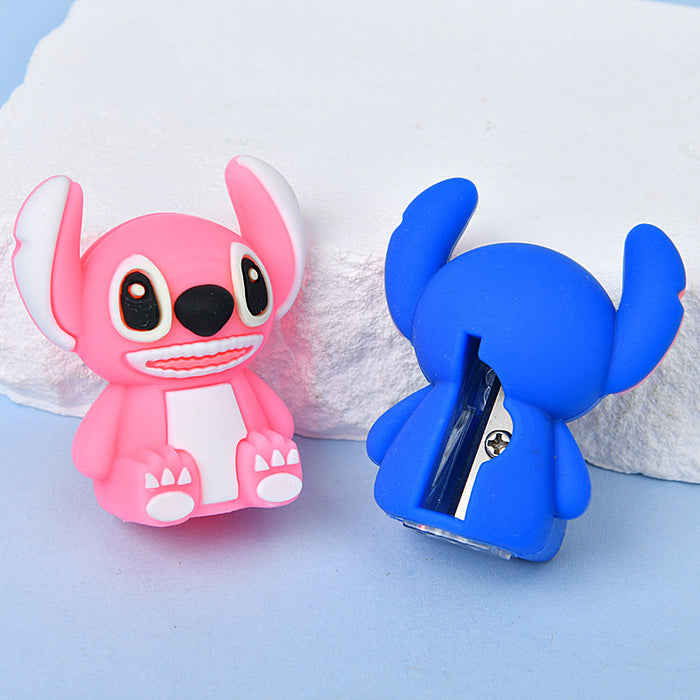 Wholesale 24pcs Cute cartoon creative student pencil sharpener pencil sharpener stationery prizes