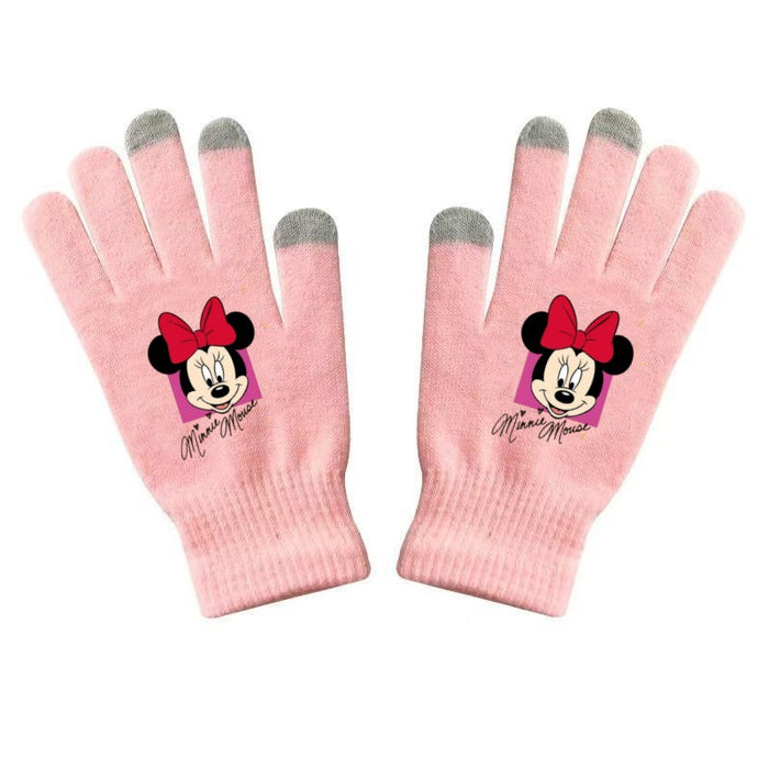 Wholesale Warm and versatile printed knitted gloves