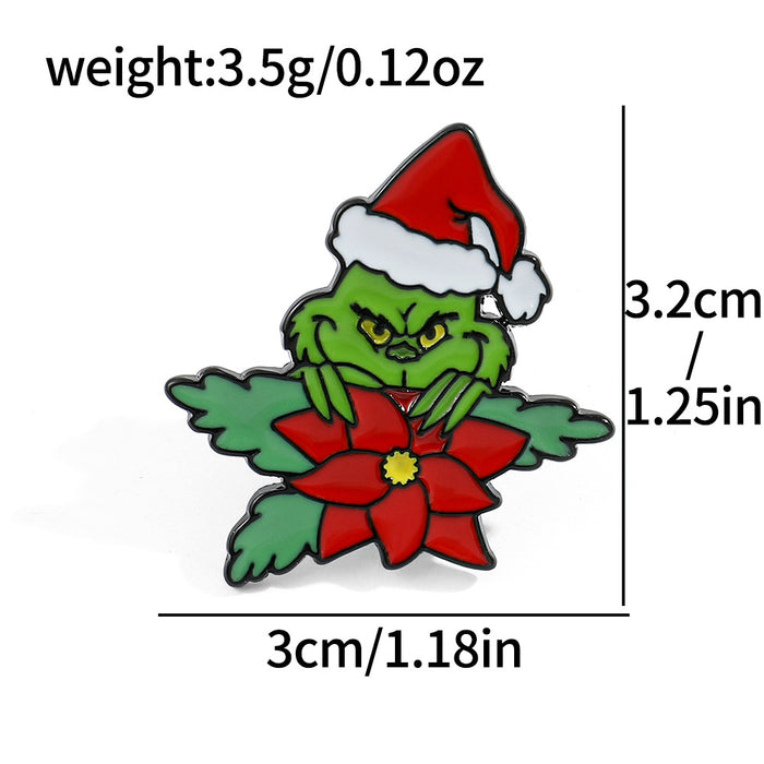 Wholesale Cartoon  Metal Badge Alloy Brooch Clothing Bag Accessories