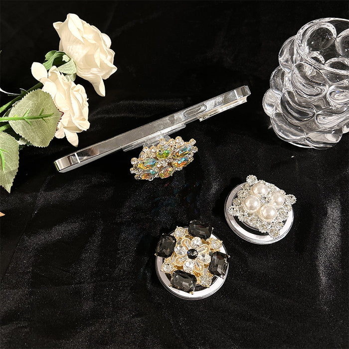 Wholesale Rhinestone Magnetic Phone Ring Holder Retractable Stand