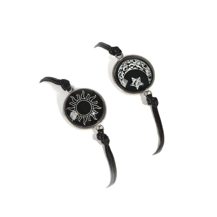 Wholesale Luminous Bracelet Alloy Base Hand-woven Bracelet