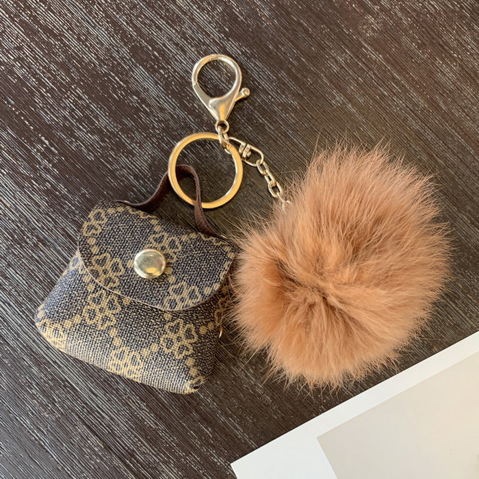 Wholesale Hair Ball Keychain Bags Hanging Accessories for Backpacks Hanging Pendants for Mini Suitcases Hanging Accessories for Backpacks JDC-KC-JF002