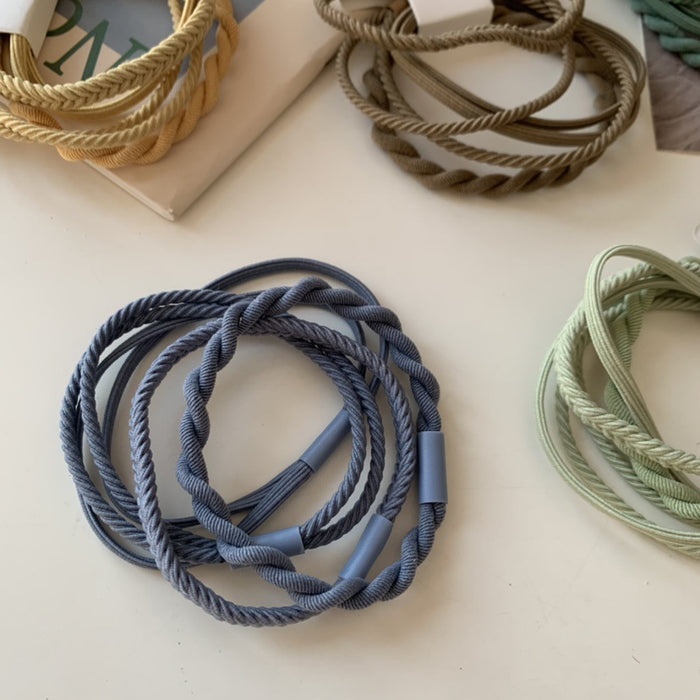 Wholesale Small rubber band, high-end feel, versatile, high elasticity headband, high ponytail tied tightly with headband