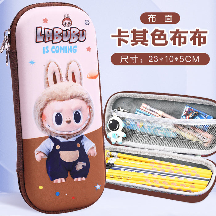 Wholesale New 3D Stereo Stationery Box for Primary School Students Cartoon Eva Pencil Case