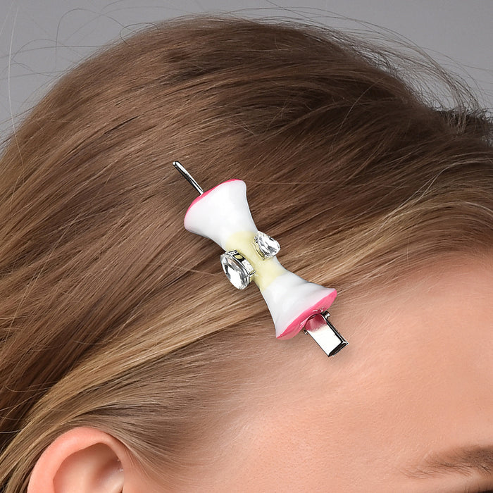 Wholesale Trendy Strawberry Hair Clip Acetate Handmade Fashion Accessory For Everyday Styling