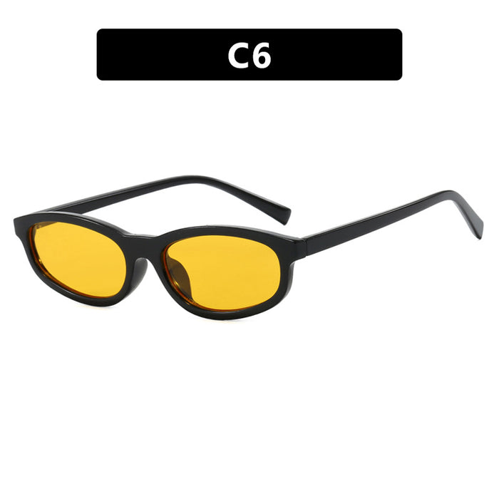 Wholesale Small frame personalized sunglasses, round face sunglasses, slimming and high-end sunglasses