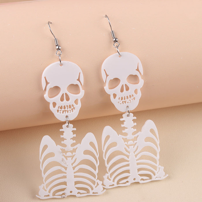 Wholesale  Earrings Pumpkin Ghost Diablo Skull Rack Acrylic Earrings Exaggerated Earrings Ear Accessories for Women
