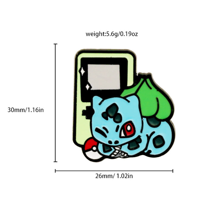 Wholesale Anime Brooch Pin Creative Metal Badge For Backpack Clothing Bags Electroplating Finish Everyday Wear Gift